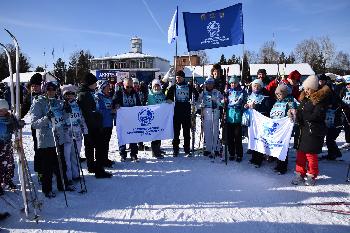 Златмаш на "Лыжне России"